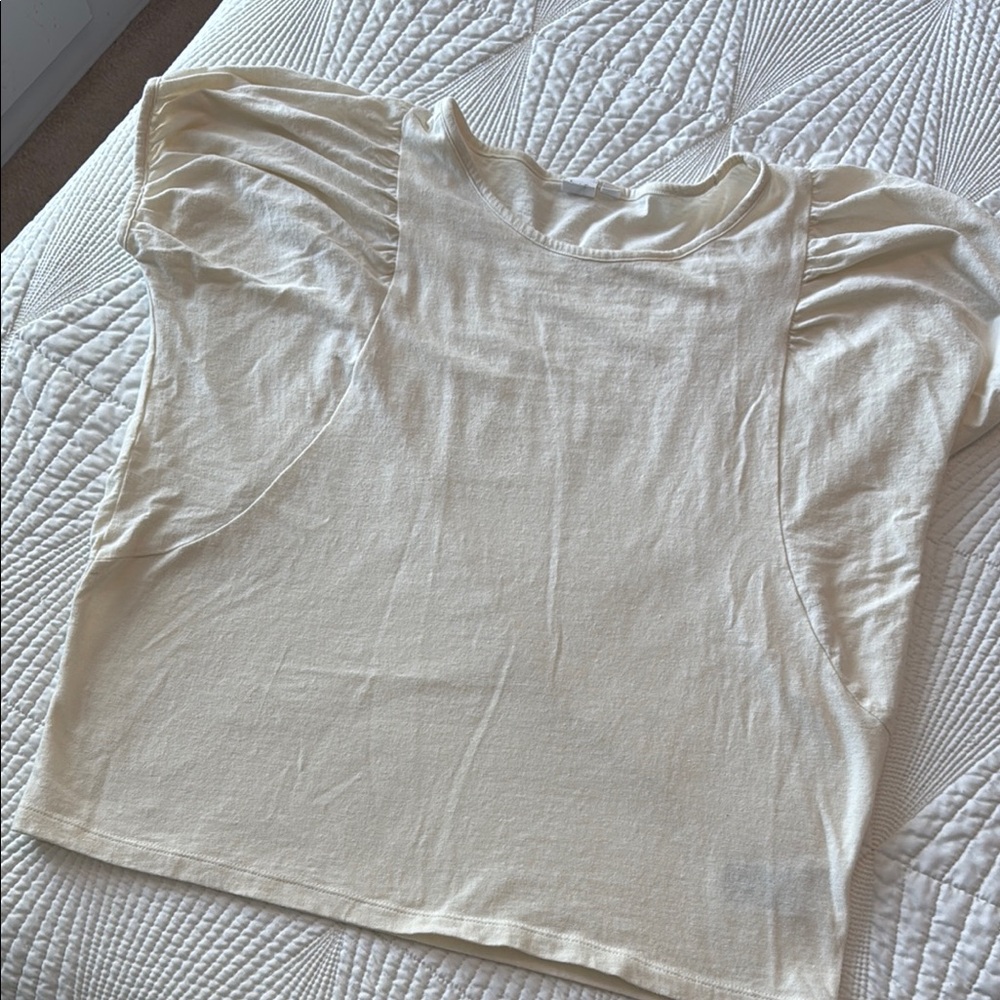 GAP Cream Short Sleeve Women's Tee